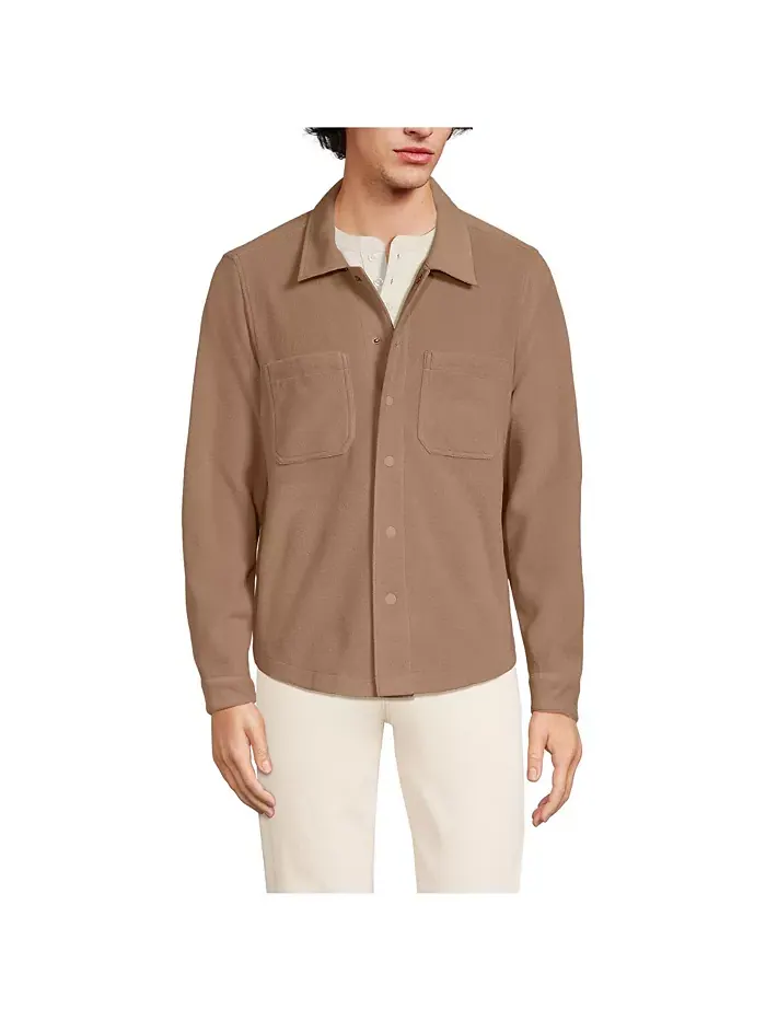 Мужская флисовая рубашка-куртка Anyweather Lands' End