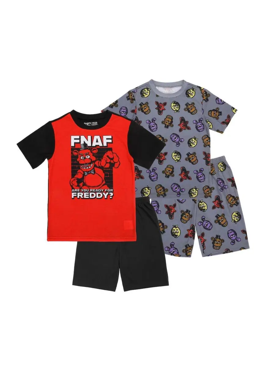 Комплект пижам с коротким рукавом и шортами Five Nights At Freddy's