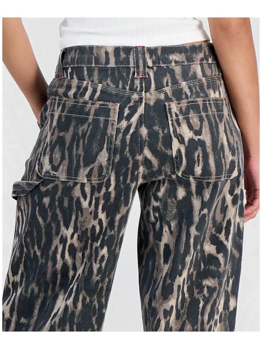 Джинсы-карго с широкими штанинами Juniors' High-Rise Ultra 90s Wide-Leg Carpenter Jeans Madden Girl — изображение 3 из 6