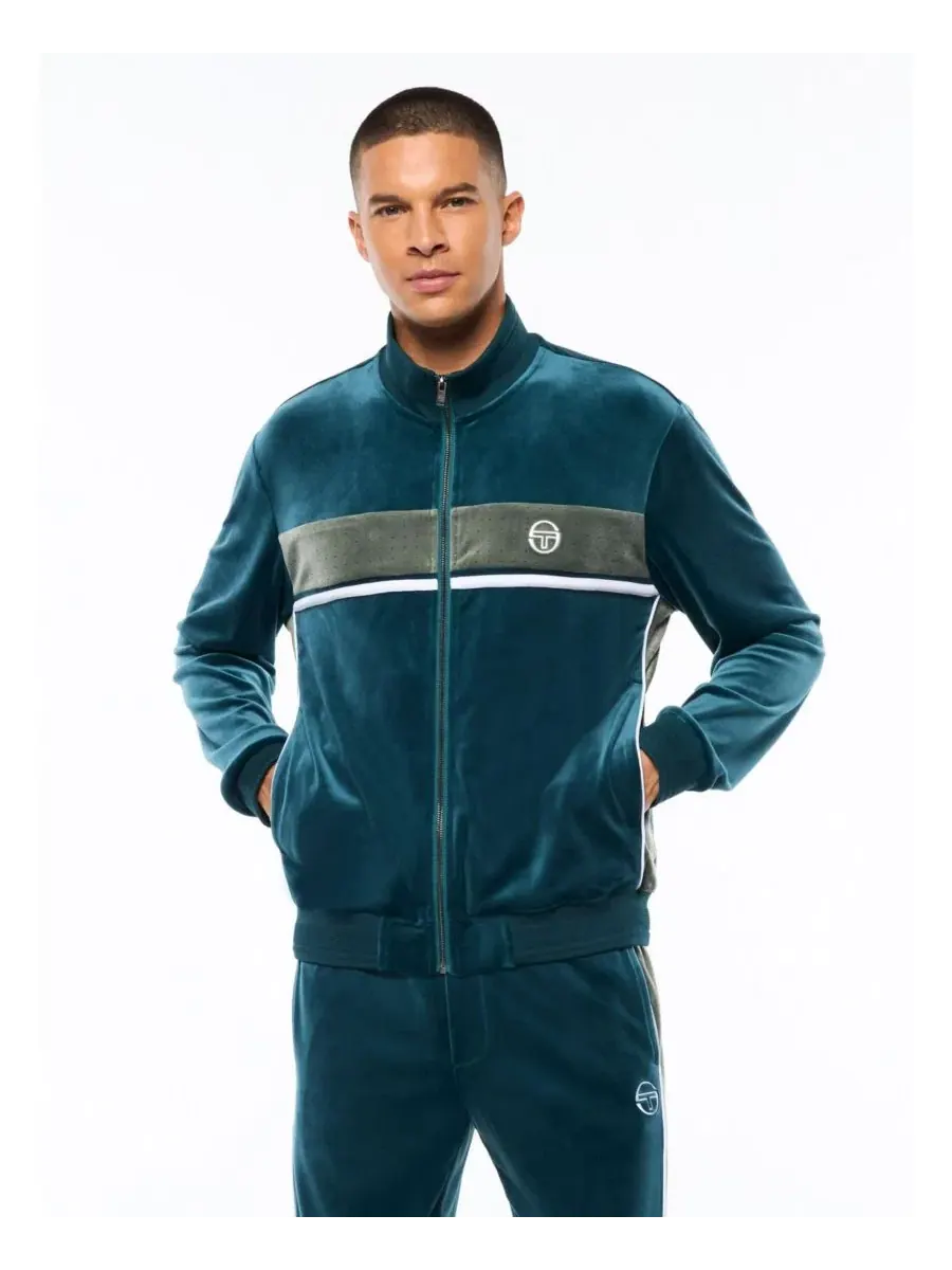 Куртка из велюра Forato Velour Track Jacket Sergio Tacchini