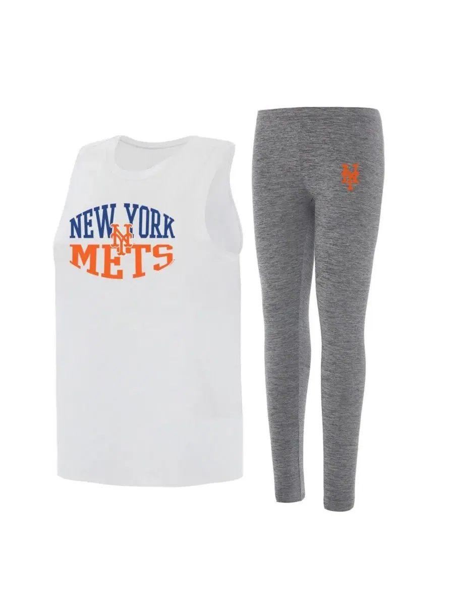 Комплект из майки и леггинсов с принтом New York Mets Concepts Sport