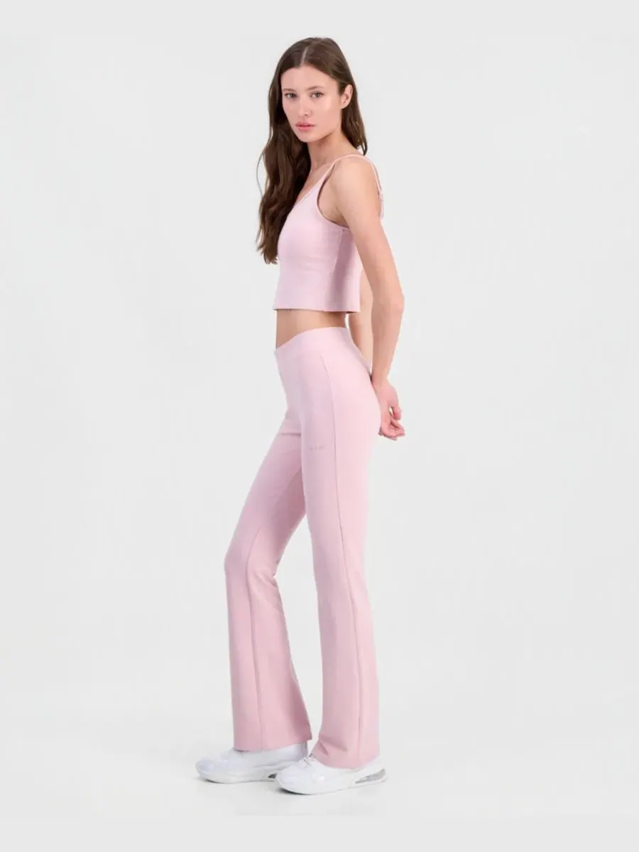 Комплект из топа без рукавов и леггинсов с расклешением Syrma GUESS JEANS — изображение 2 из 4, светлый фиолетовый