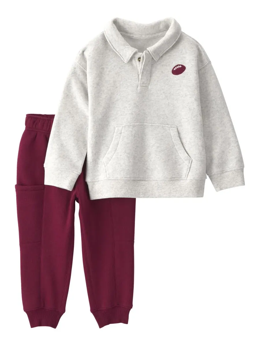 Комплект из футера с футбольным принтом, модель Football Fleece Carter's