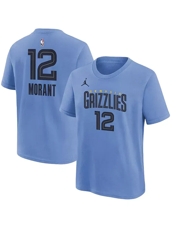 Футболка игрока Big Boys Ja Morant Memphis Grizzlies Statement Edition с именем и номером