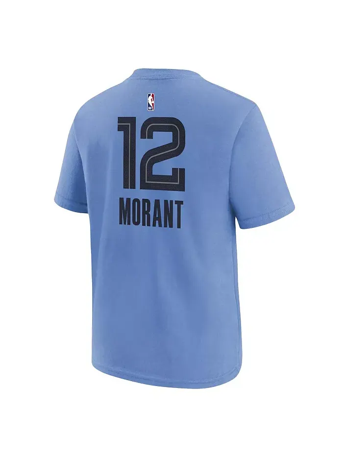Футболка игрока Big Boys Ja Morant Memphis Grizzlies Statement Edition с именем и номером — изображение 2 из 3