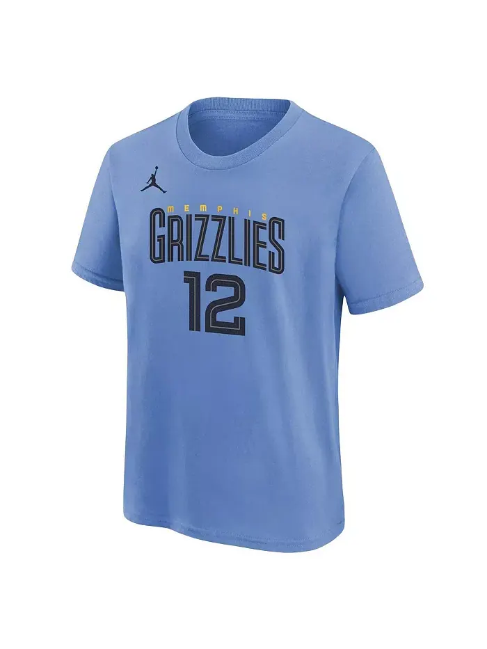 Футболка игрока Big Boys Ja Morant Memphis Grizzlies Statement Edition с именем и номером — изображение 3 из 3