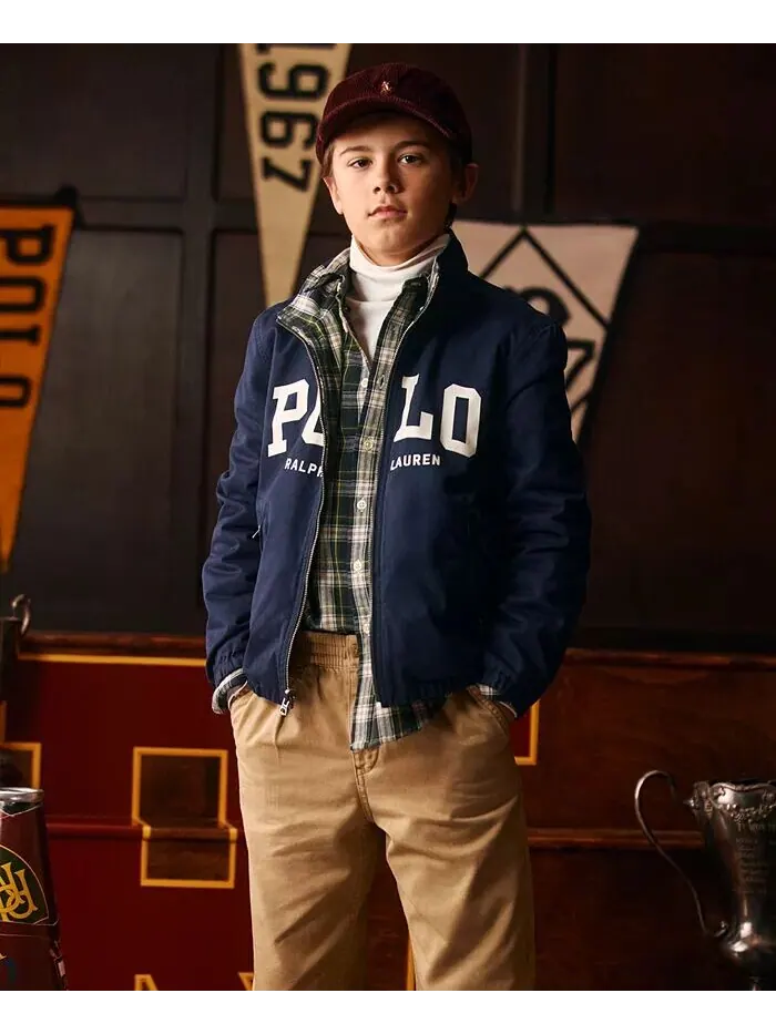 Хлопковые брюки-чинос с завязками для больших мальчиков Polo Ralph Lauren