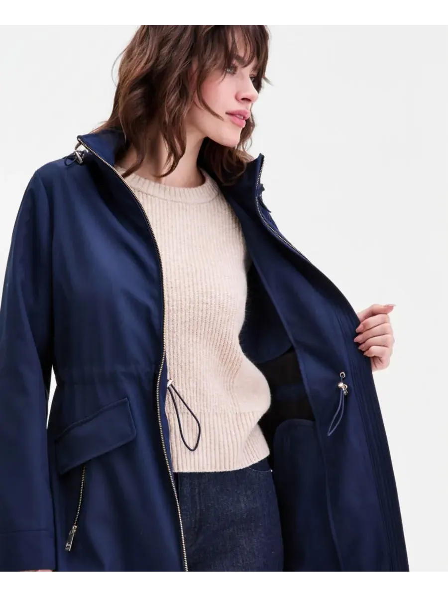 Небольшая куртка-анорак на молнии спереди Michael Kors — изображение 3 из 5, синий