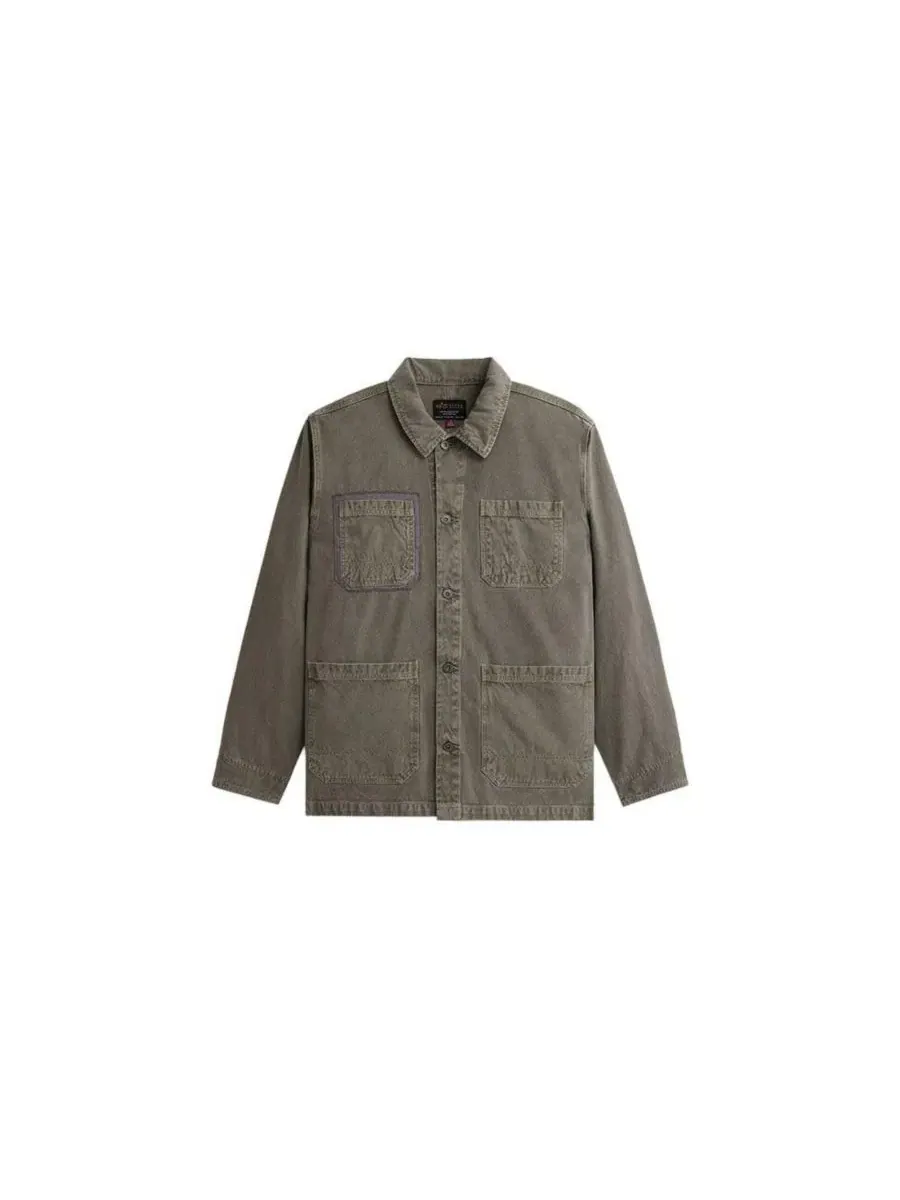 Рабочая куртка больших размеров Alpha Industries — изображение 2 из 3, зеленый