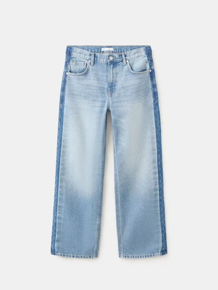 Джинсы прямого кроя с низкой посадкой, модель Low-Rise Straight MANGO