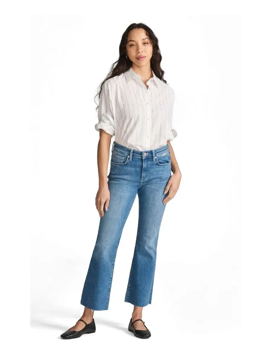 Джинсы клеш женские с заниженной талией, Vicky Mavi Jeans