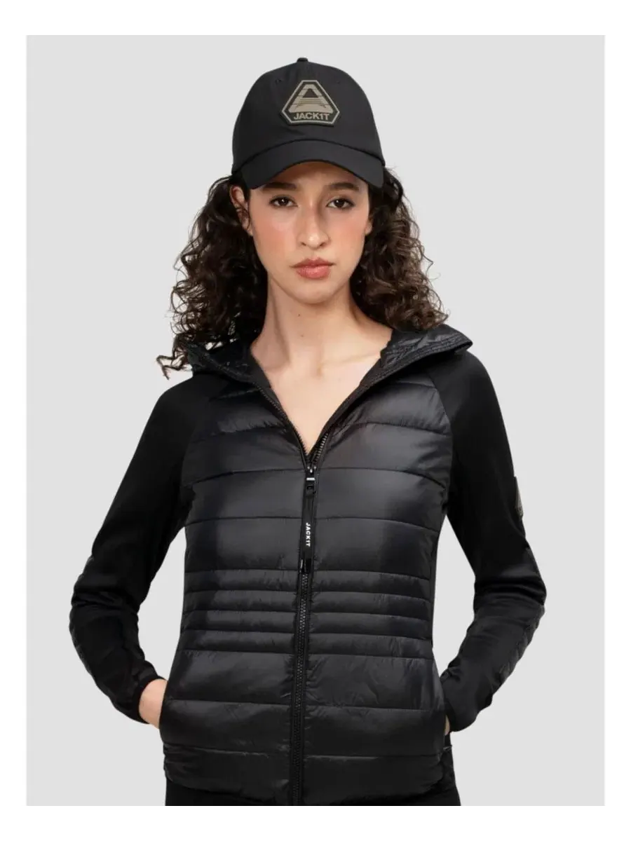 Женская куртка Calypso Hybrid Hooded Jacket JACK1T — изображение 1 из 6, черный