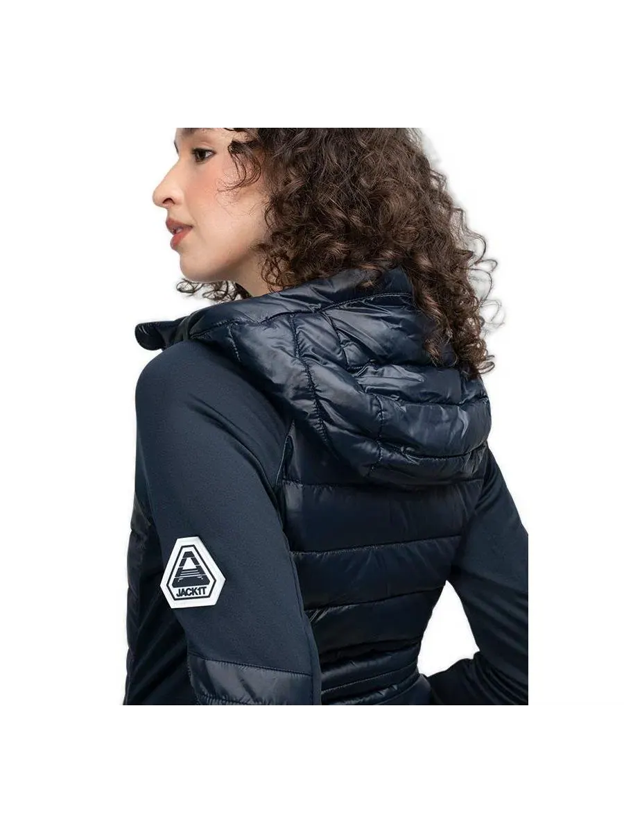 Женская куртка Calypso Hybrid Hooded Jacket JACK1T — изображение 2 из 6, темно-синий