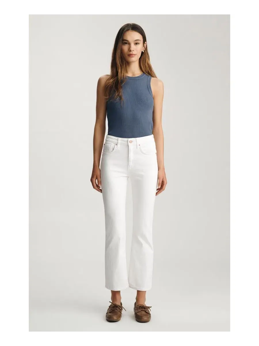 Джинсы Mavi Jeans Anika — изображение 4 из 6, белый синий