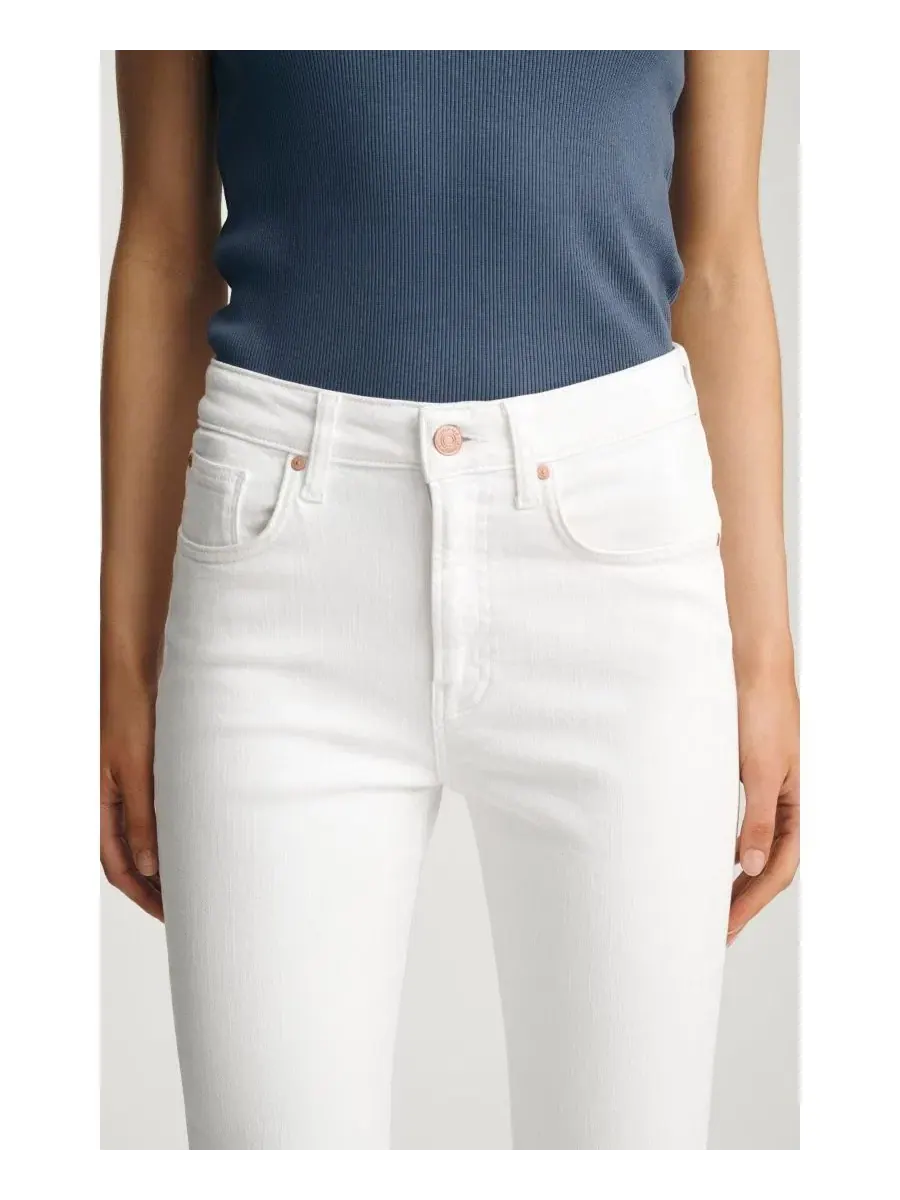 Джинсы Mavi Jeans Anika — изображение 5 из 6, белый синий