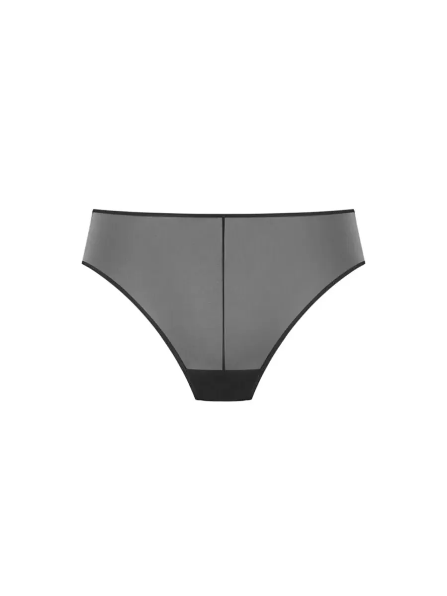 Трусы-слипы с высокой посадкой Poppy Hi Waist Cheeky Brief CITY CHIC — изображение 5 из 5, черный