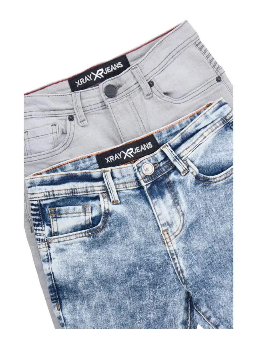 Джинсы из стрейч-денима, комплект из 2 пар, Slim Fit XRAY — изображение 3 из 7, серый