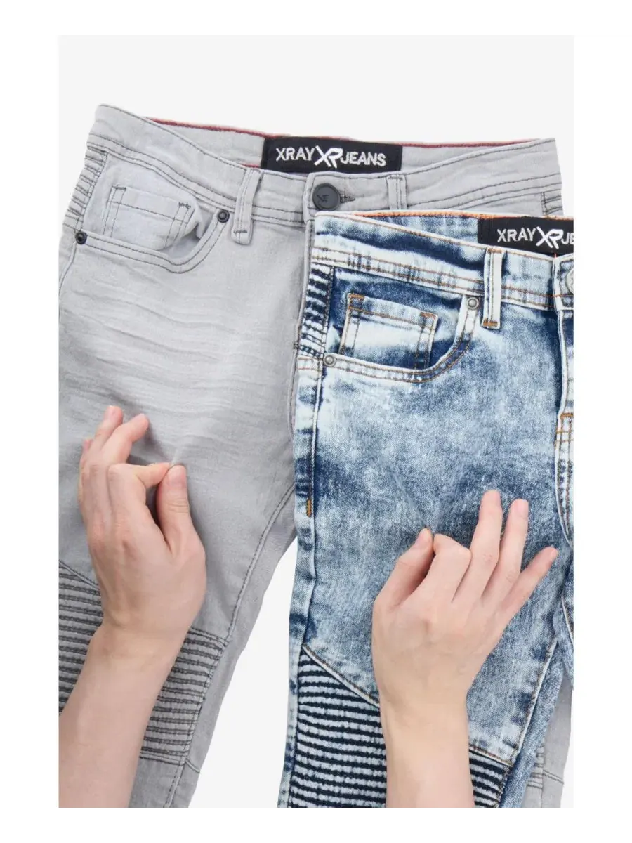 Джинсы из стрейч-денима, комплект из 2 пар, Slim Fit XRAY — изображение 7 из 7, серый