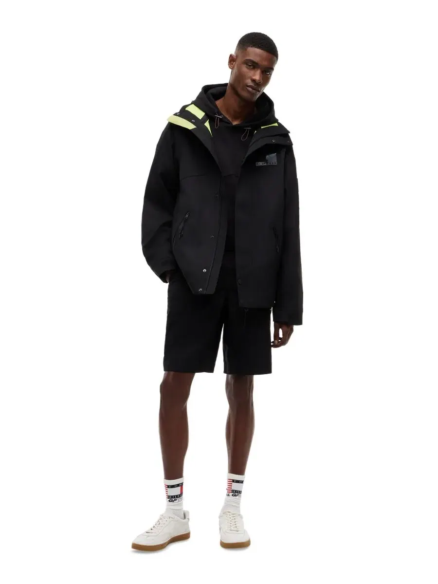 Ветровка Tommy Hilfiger Sailing, с воротником-стойкой — изображение 2 из 4, черный