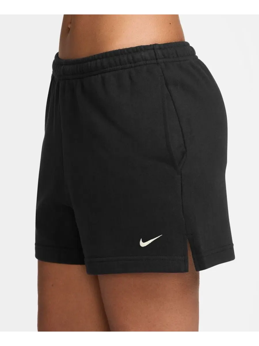 Шорты для активного отдыха Studio Fleece Nike, Ttlblk/Sai — изображение 2 из 4