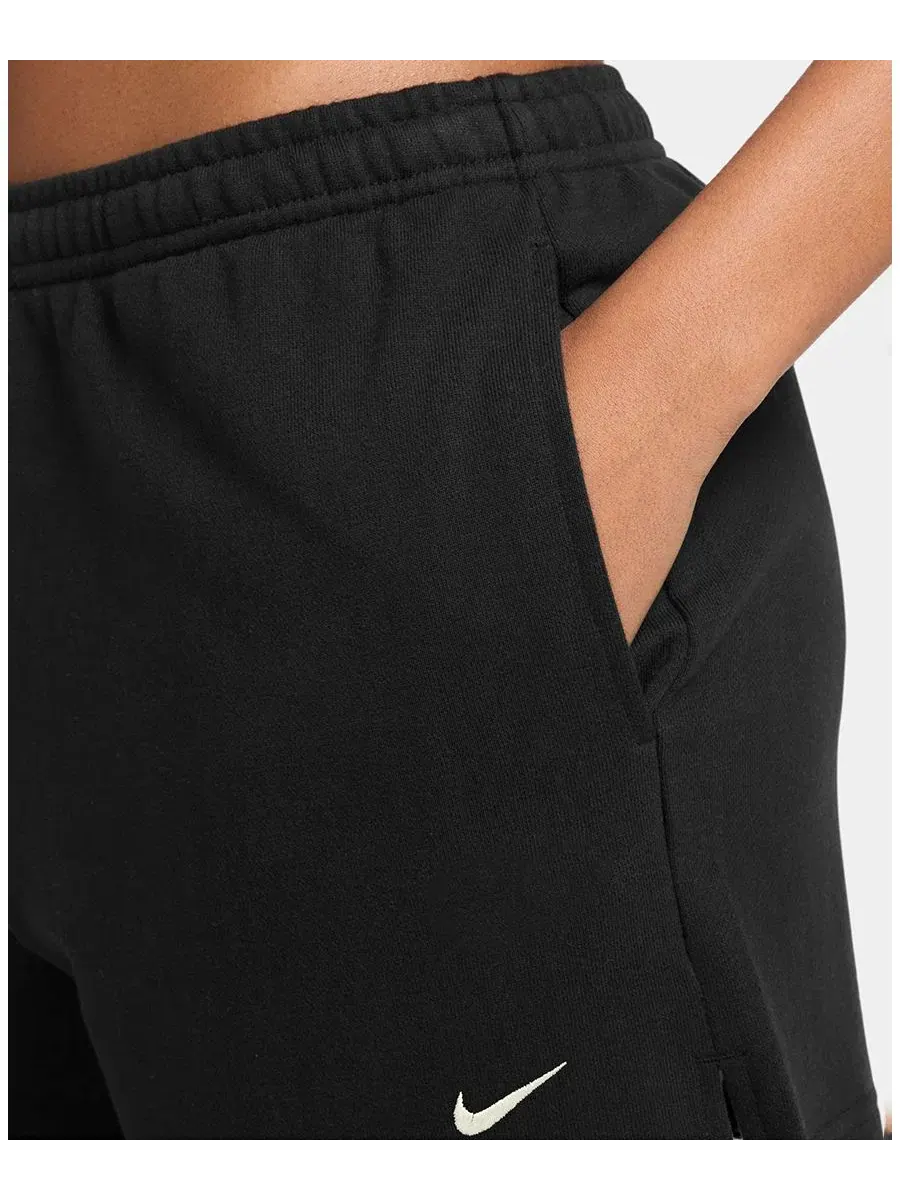 Шорты для активного отдыха Studio Fleece Nike, Ttlblk/Sai — изображение 3 из 4