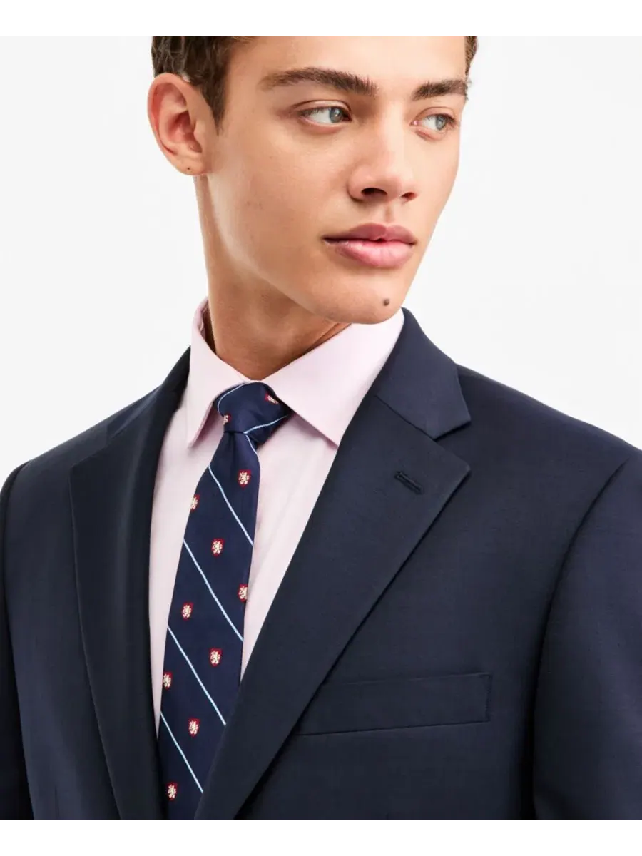 Костюм-тройка мужской, современный крой, из ткани с эластаном Tommy Hilfiger — изображение 3 из 3, темно-синий