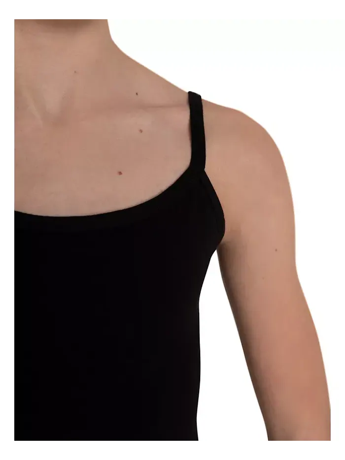 Детский топ-боди Leotard с регулируемыми бретелями Capezio — изображение 4 из 5, черный