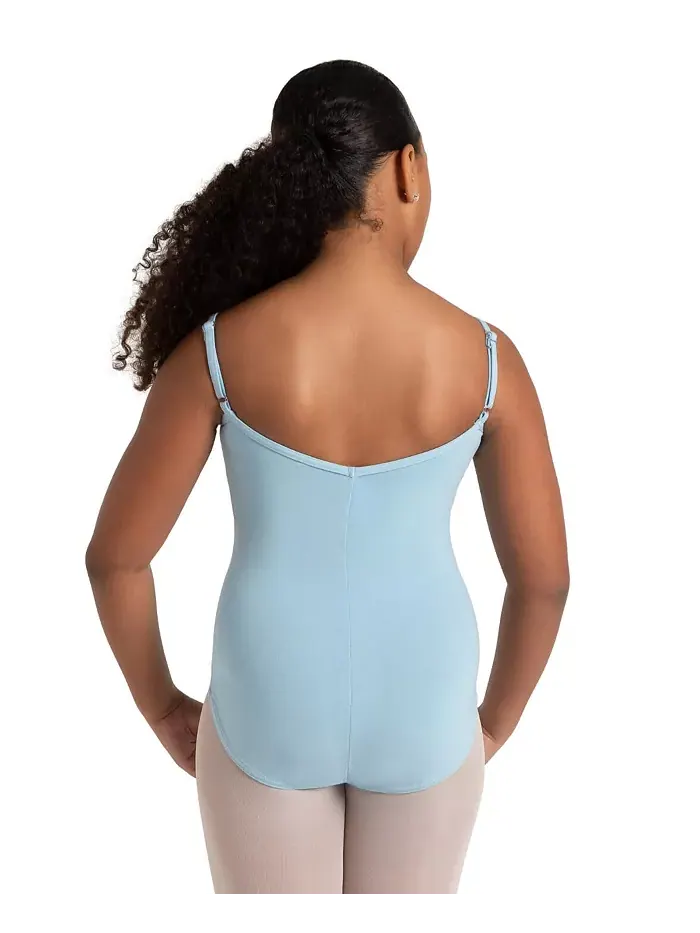 Детский топ-боди Leotard с регулируемыми бретелями Capezio — изображение 5 из 5, светлый синий