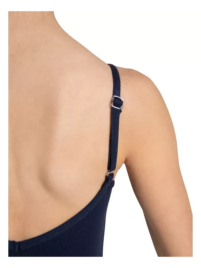 Детский топ-боди Leotard с регулируемыми бретелями Capezio — изображение 2 из 5, темно-синий