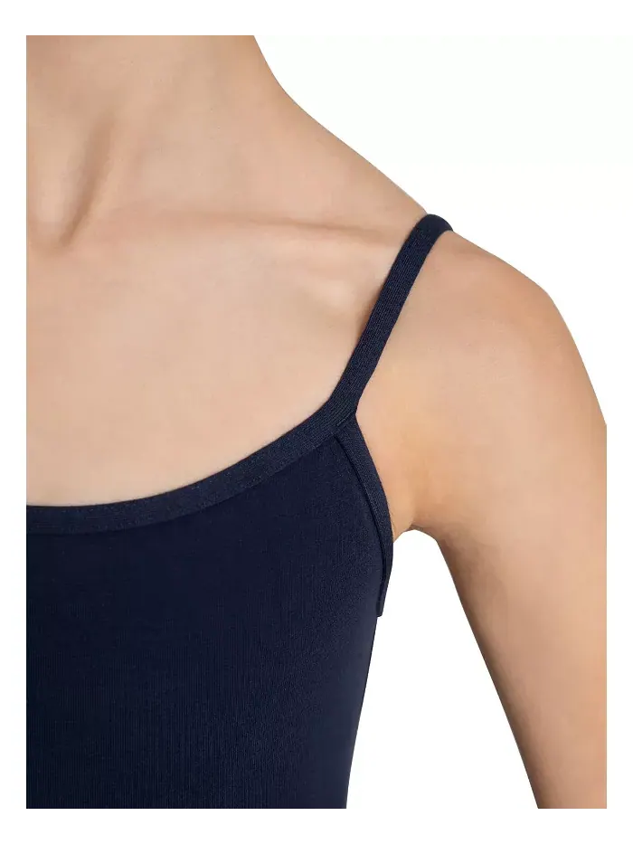 Детский топ-боди Leotard с регулируемыми бретелями Capezio — изображение 4 из 5, темно-синий
