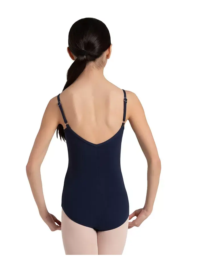 Детский топ-боди Leotard с регулируемыми бретелями Capezio — изображение 5 из 5, темно-синий