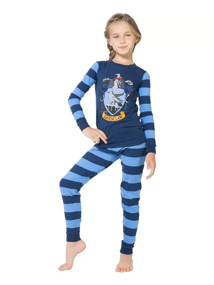 Пижамный комплект для мальчиков Intimo Hogwarts All Houses Crest, облегающий, 2 предмета Harry