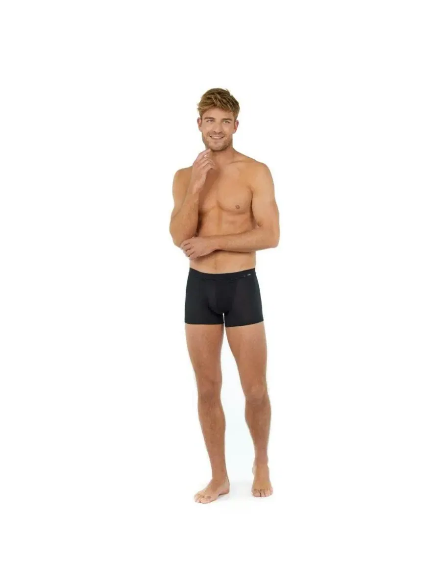 Трусы-боксеры с длинной штаниной Tencel Soft Comfort HO1 HOM — изображение 3 из 4, черный