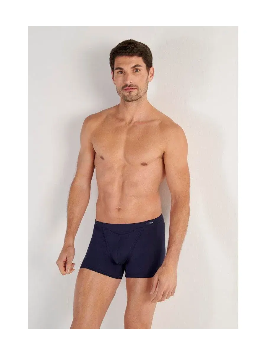 Мужские боксеры с длинной ножкой Tencel Soft Comfort HO1 HOM — изображение 3 из 4, темно-синий
