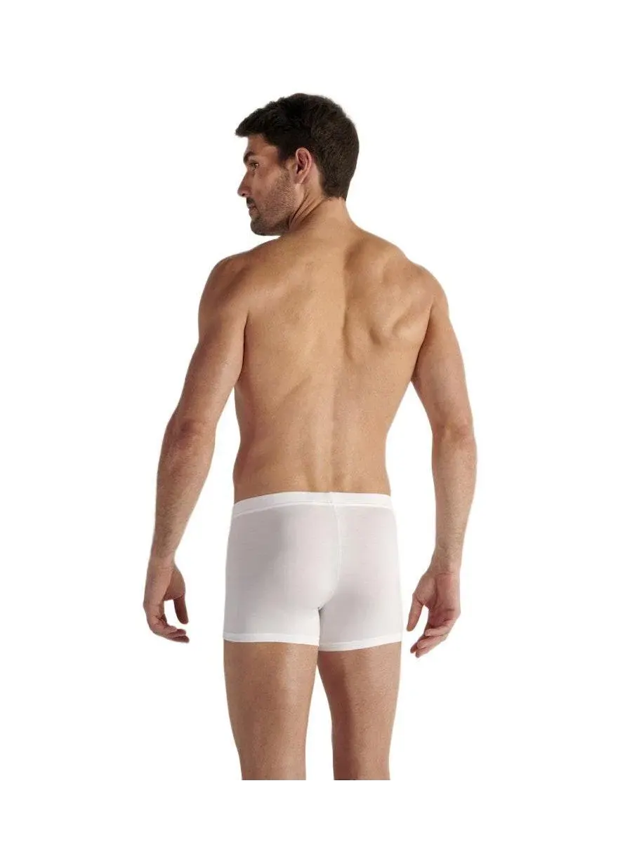 Трусы-боксеры с длинной штаниной Tencel Soft Comfort HO1 HOM — изображение 3 из 4, белый