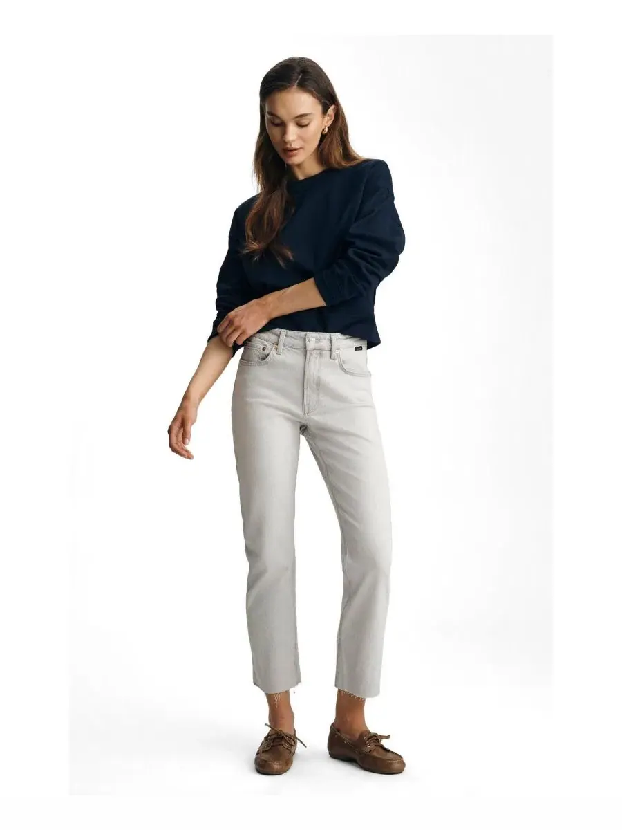 Джинсы прямого кроя с высокой посадкой New York High Rise Straight Leg Mavi Jeans