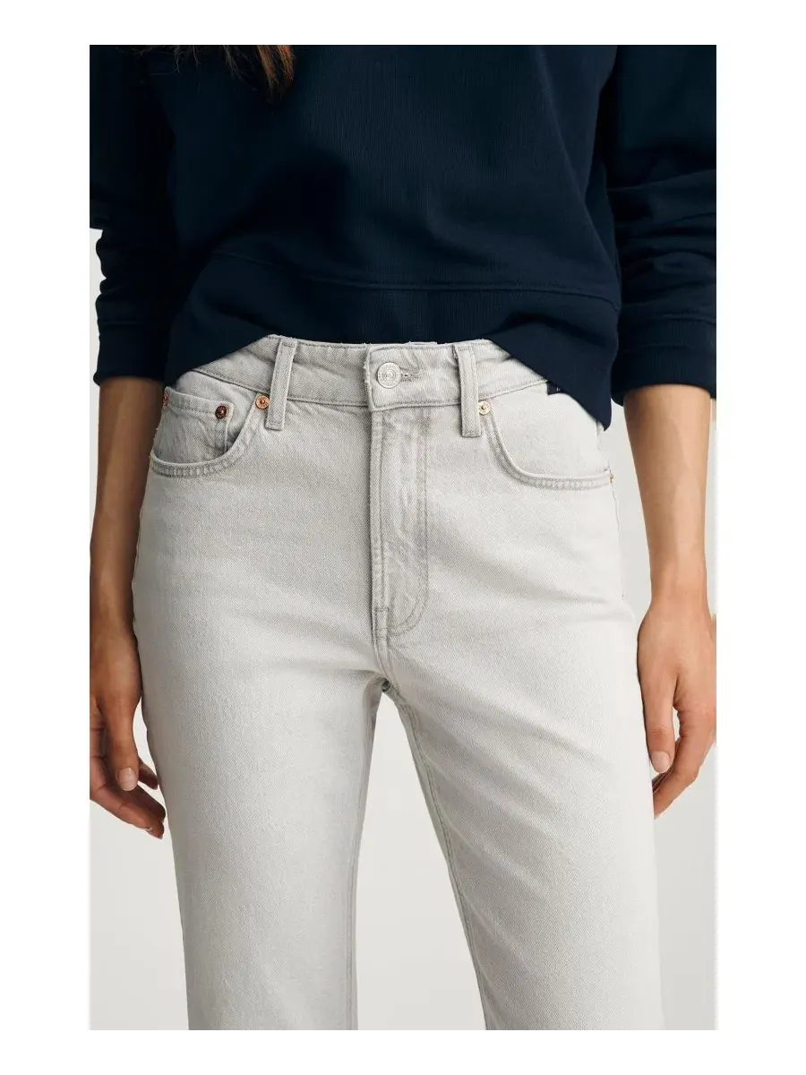 Джинсы прямого кроя с высокой посадкой New York High Rise Straight Leg Mavi Jeans — изображение 5 из 6