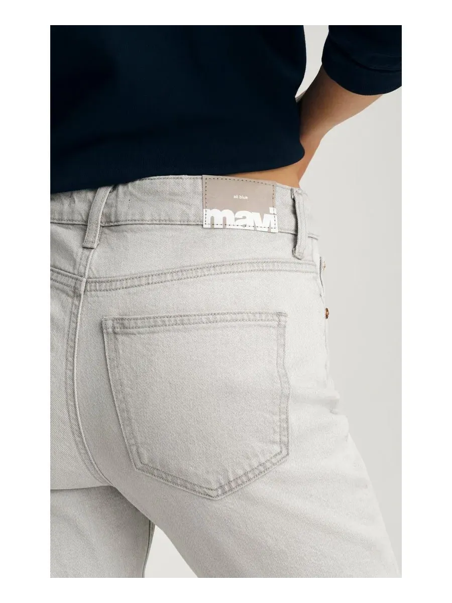 Джинсы прямого кроя с высокой посадкой New York High Rise Straight Leg Mavi Jeans — изображение 6 из 6