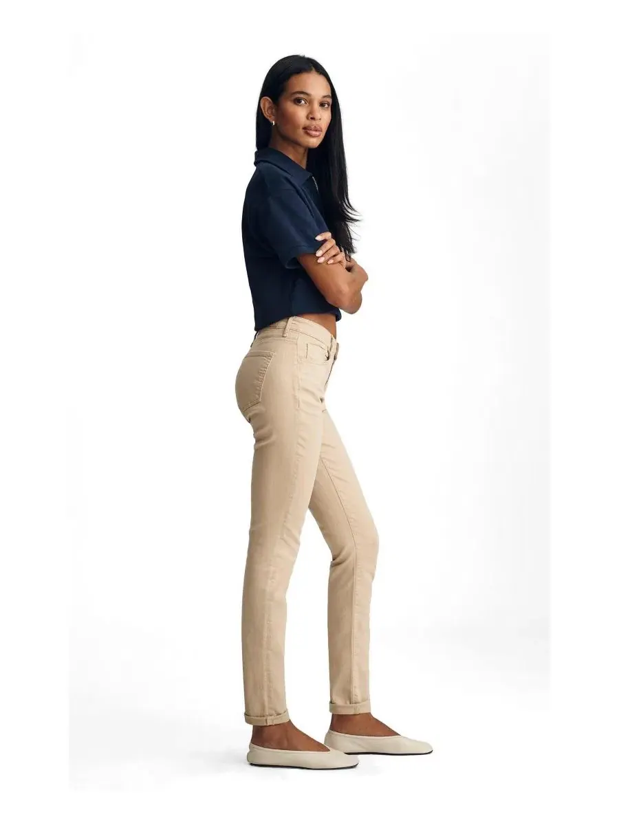 Джинсы женские скинни, с заниженной талией Mavi Jeans — изображение 2 из 6, синий