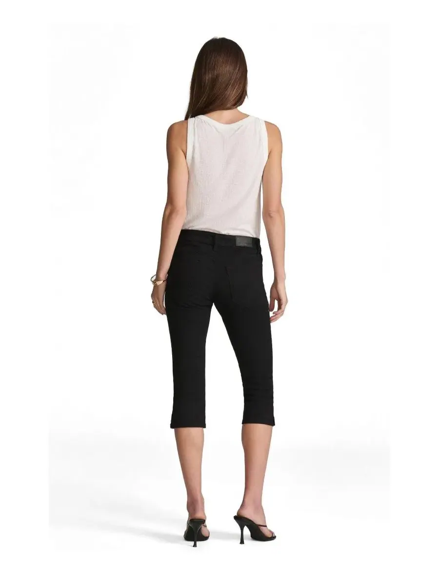Джинсы-капри Mavi's Hilary Mid Rise Capri Mavi Jeans — изображение 3 из 5, черный синий