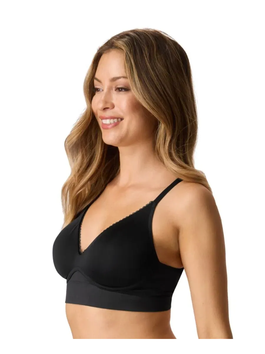 Бюстгальтер бесшовный без косточек Maidenform — изображение 3 из 6, черный