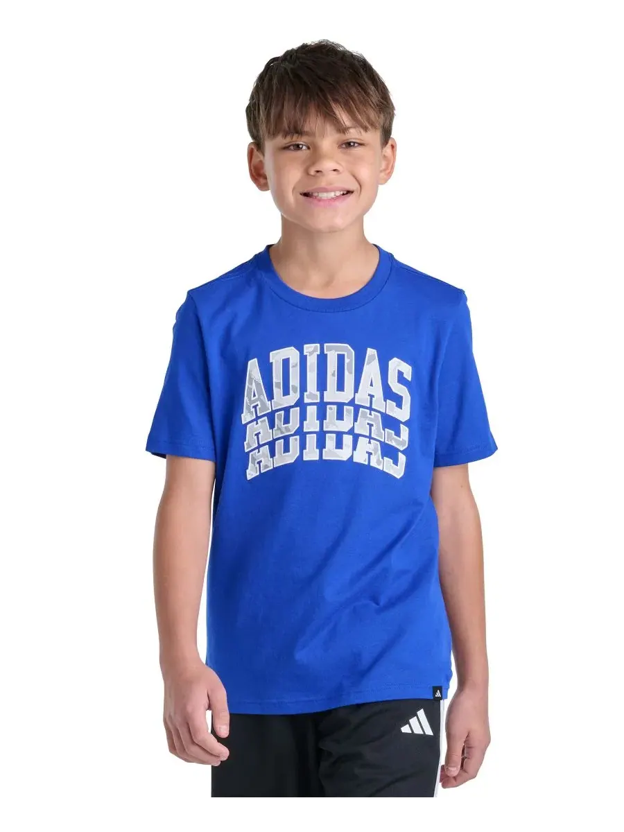 Футболка с принтом adidas