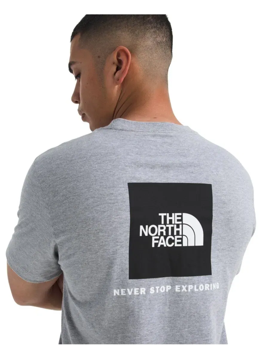 Футболка с графическим принтом Evolution Box Never Stop Exploring The North Face — изображение 3 из 3, бледный серый