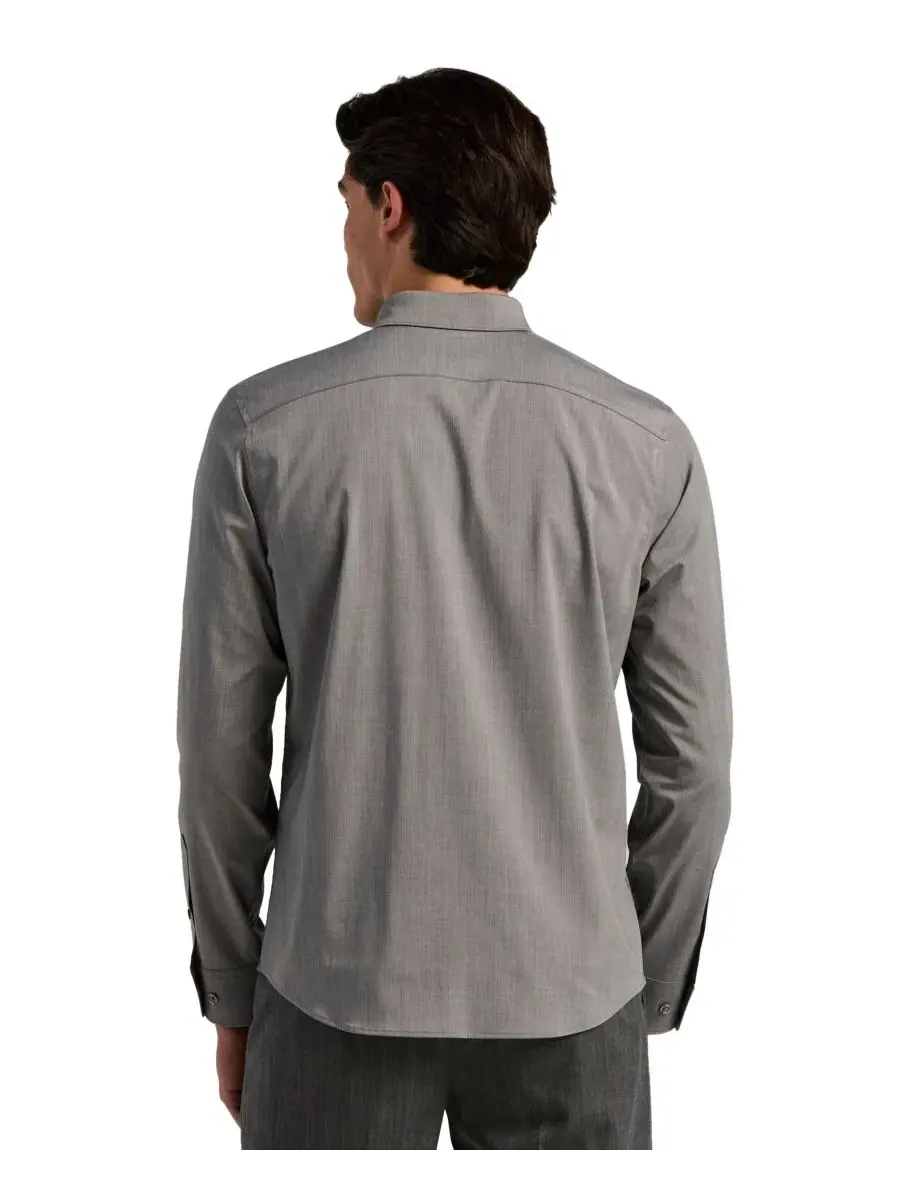 Рубашка с длинным рукавом, slim fit, Performance Twill Perry Ellis — изображение 5 из 5, магнетический
