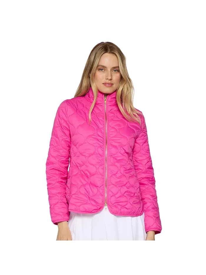 Женская куртка G Lifestyle с двойной молнией G Lifestyle Clothing — изображение 1 из 3, розовый