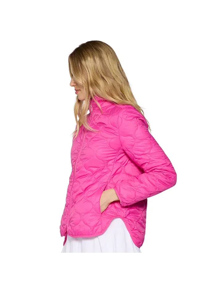 Женская куртка G Lifestyle с двойной молнией G Lifestyle Clothing — изображение 2 из 3, розовый