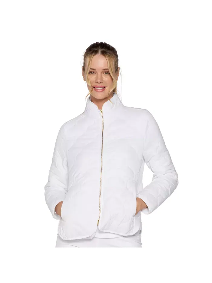 Женская куртка G Lifestyle с двойной молнией G Lifestyle Clothing — изображение 1 из 3, белый