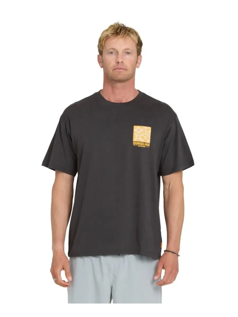 Футболка с принтом Quiksilver Waterman Classic — изображение 2 из 3, фантомный