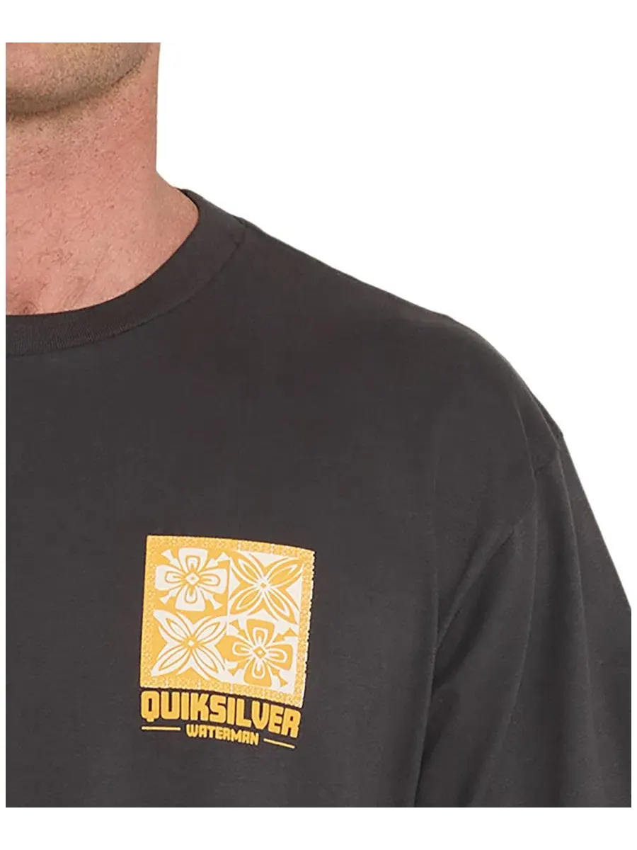 Футболка с принтом Quiksilver Waterman Classic — изображение 3 из 3, фантомный