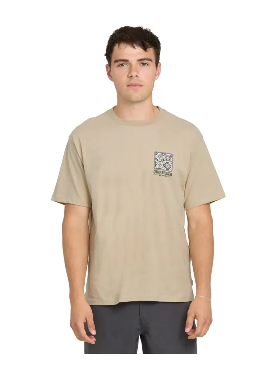Футболка с коротким рукавом Quiksilver Waterman, Plaza Taupe — изображение 2 из 3
